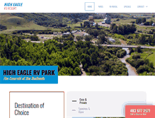 Tablet Screenshot of higheaglervpark.com